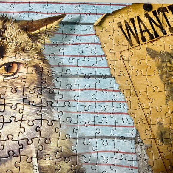 Feline Felon "I EAT PUZZLES" by Paul Normand 500 Pc. - Picture 8 of 12